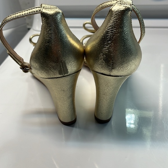 Kate spade flamenco wedge in gold size 8.5 - Picture 9 of 9